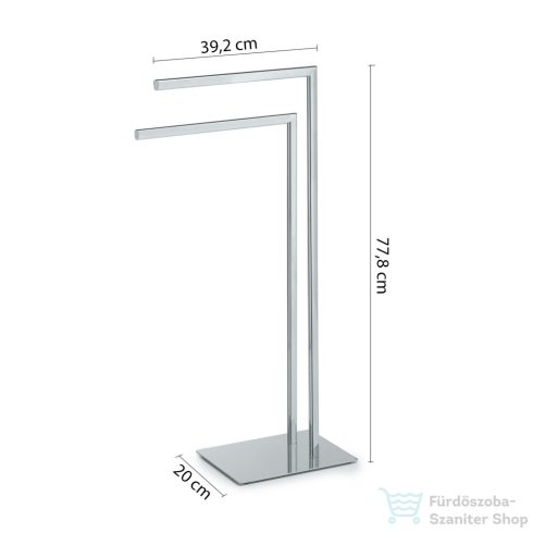 Sapho FELIX álló törölközőtartó, króm (133113)