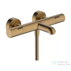   Hansgrohe Ecostat Fine termosztátos kádtöltő csaptelep, szálcsiszolt bronz 13325140