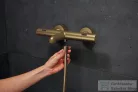 Hansgrohe Ecostat Fine termosztátos kádtöltő csaptelep, szálcsiszolt bronz 13325140