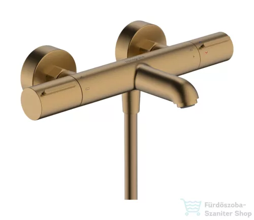 Hansgrohe Ecostat Element termosztátos kádtöltő csaptelep, szálcsiszolt bronz 13347140