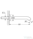 Grohe ESSENCE 22,1 cm-es kádkifolyó,warm sunset 13449DA1