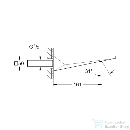 Grohe ALLURE BRILLANT 16,1 cm-es kádkifolyó,Brushed Hard Graphite 13485AL0