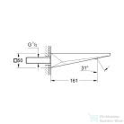 Grohe ALLURE BRILLANT 16,1 cm-es kádkifolyó,Supersteel 13485DC0