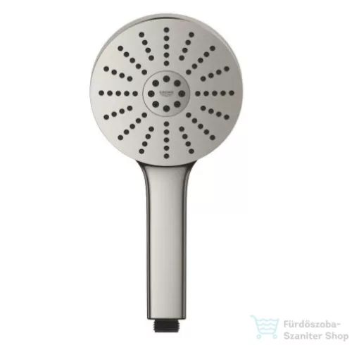 Grohe VITALIO JOY+ 120 3 funkciós kézizuhany, Supersteel 134864DC00