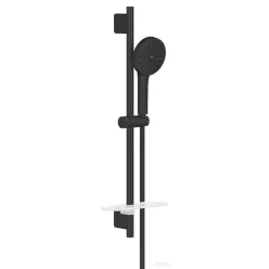  Grohe VITALIO JOY+120 rudas zuhanyszett polccal, matt fekete 1348662430