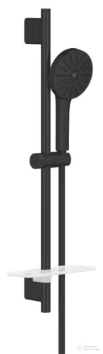 Grohe VITALIO JOY+120 rudas zuhanyszett polccal, matt fekete 1348662430