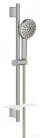 Grohe VITALIO JOY+120 rudas zuhanyszett polccal, Supersteel 134866DC00