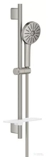 Grohe VITALIO JOY+120 rudas zuhanyszett polccal, Supersteel 134866DC00