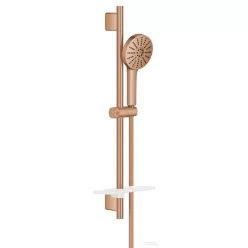   Grohe VITALIO JOY+120 rudas zuhanyszett polccal, Brushed Warm Sunset 134866DL00