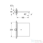 Grohe ALLURE BRILLANT Cascade kádkifolyó/zuhany,Supersteel 13486DC0