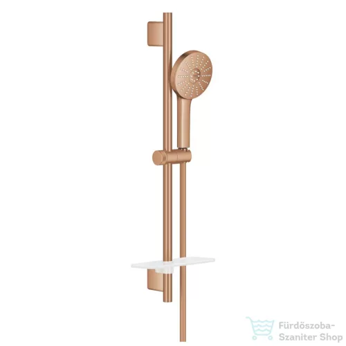Grohe EUPHORIA 120 rudas zuhanyszett polccal, brushed warm sunset 134884DL00