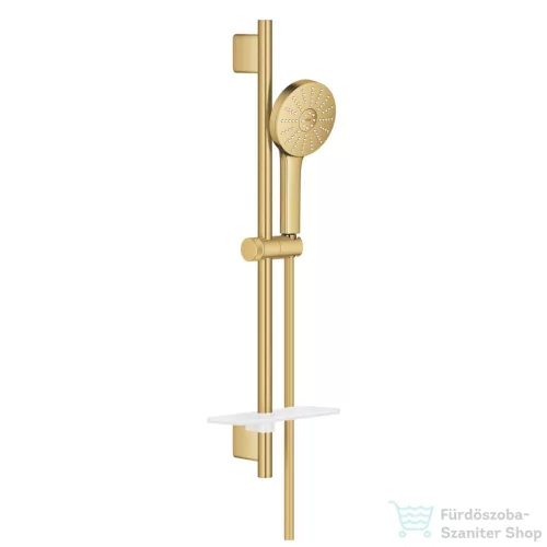 Grohe EUPHORIA 120 rudas zuhanyszett polccal, brushed cool sunrise 134884GN00