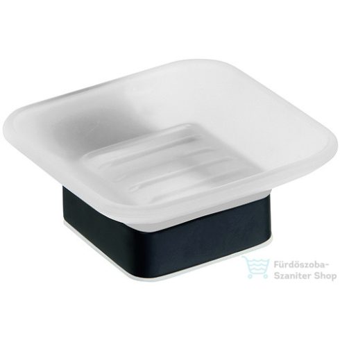 SAPHO BEMETA NERO Szappantartó, 103x42x117mm, fekete (135008020)