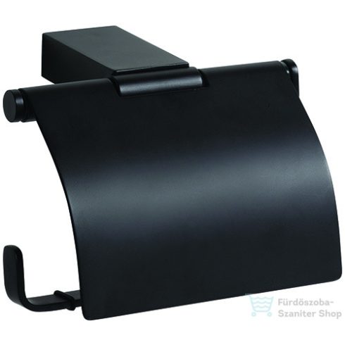 Sapho BEMETA NERO WC papírtartó, 130x95x90mm, fekete (135012010)