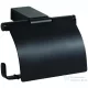 Sapho BEMETA NERO WC papírtartó, 130x95x90mm, fekete (135012010)