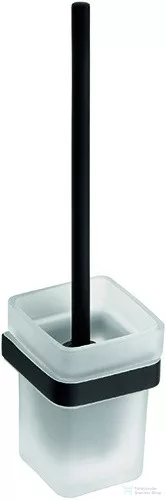 Sapho BEMETA NERO WC kefetartó, fekete kefével, 93x385x127mm, fekete (135013010)