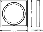 Hansgrohe Showerselect és Duoturn 5 mm-es hosszabbító rozetta,króm 13612000