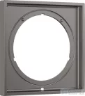 Hansgrohe AXOR SHOWERSELECT ID Square hosszabbító rozetta (5 mm), szálcsiszolt fekete króm 13641340