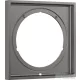 Hansgrohe AXOR SHOWERSELECT ID Square hosszabbító rozetta (5 mm), szálcsiszolt fekete króm 13641340