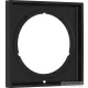Hansgrohe AXOR SHOWERSELECT ID Square hosszabbító rozetta (5 mm), matt fekete 13641670