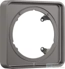 Hansgrohe AXOR SHOWERSELECT ID Softsquare hosszabbító rozetta (22 mm), szálcsiszolt fekete króm 13643340