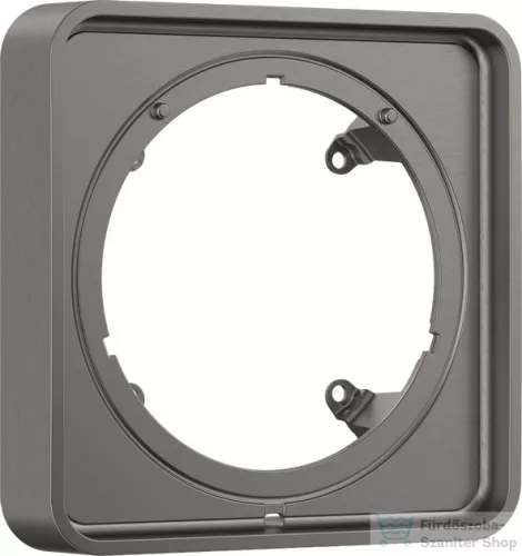 Hansgrohe AXOR SHOWERSELECT ID Softsquare hosszabbító rozetta (22 mm), szálcsiszolt fekete króm 13643340
