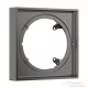 Hansgrohe AXOR SHOWERSELECT ID Square hosszabbító rozetta (22 mm), polírozott fekete króm 13645330