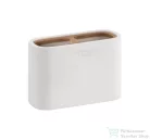 Sapho NINFEA álló fogkefetartó, fehér/bambusz (139802)