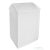 AQUALINE WHITE LINE szemetes billenős tetővel, 385x615x315mm, 55l, ABS/fehér (14027)