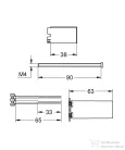 Grohe Rapido SmartBox univerzális hosszabbító készlet, 25 mm,14048000