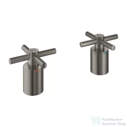   Grohe ATRIO keresztfogantyú kádtöltő csaptelephez,Brushed Hard Graphite 14217AL0