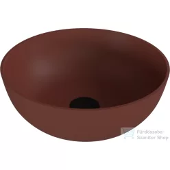   Sapho BANERA ROUND 39 cm-es öntöttmárvány mosdó leeresztő nélkül, matt barna 14337_71