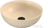Sapho BANERA ROUND 39 cm-es öntöttmárvány mosdó leeresztő nélkül, matt bézs 14337_81