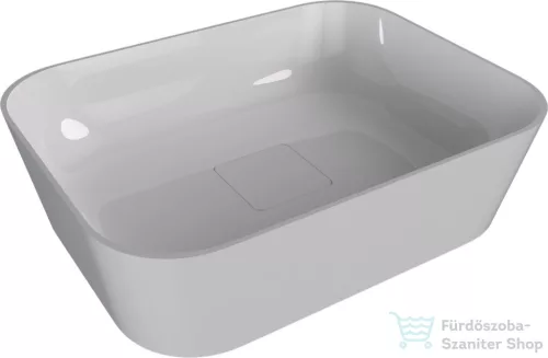 Sapho BANERA SQUARE öntöttmárvány mosdó, 50x36cm (14596)