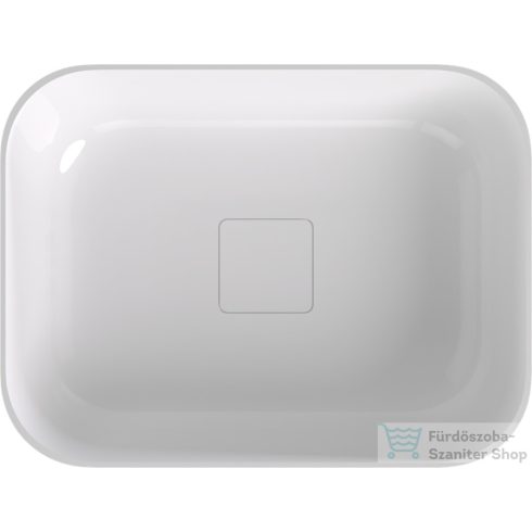 Sapho BANERA SQUARE öntöttmárvány mosdó, 50x36cm (14596)