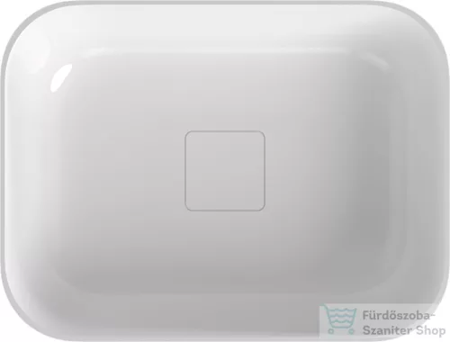 Sapho BANERA SQUARE öntöttmárvány mosdó, 50x36cm (14596)