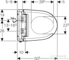 Geberit AquaClean 4000 fali WC-csészével 146.135.11.1