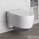 Geberit AquaClean Mera Classic perem nélküli wc+okos wc tető fényes króm takarólappal,fehér 146.202.21.1 (146.203.21.1)