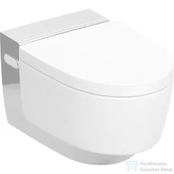  Geberit AquaClean Mera Comfort perem nélküli wc+okos wc tető fényes króm takarólappal,fehér 146.212.21.1(146.213.21.1)