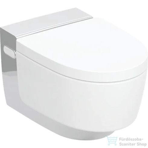Geberit AquaClean Mera Comfort perem nélküli wc+okos wc tető fényes króm takarólappal,fehér 146.212.21.1(146.213.21.1)