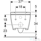 Geberit AquaClean Sela perem nélküli wc+okos wc tető fehér takarólappal,fehér 146.222.11.1 (146.223.11.1)