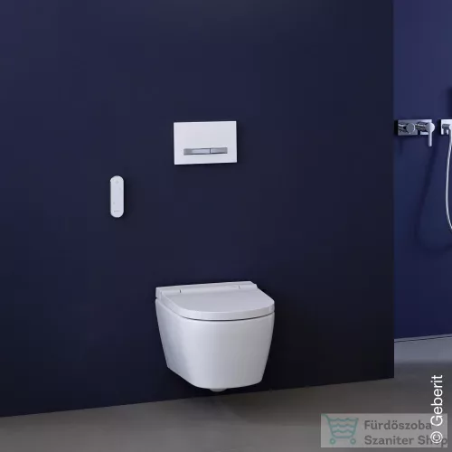 Geberit AquaClean Sela perem nélküli wc+okos wc tető fehér takarólappal,fehér 146.222.11.1 (146.223.11.1)