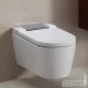 Geberit AquaClean Sela perem nélküli wc+okos wc tető fényes króm takarólappal,fehér 146.222.21.1 (146.223.21.1)