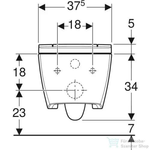 Geberit AquaClean Sela perem nélküli wc+okos wc tető fényes króm takarólappal,fehér 146.222.21.1 (146.223.21.1)