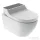 Geberit AquaClean Tuma Comfort perem nélküli wc+okos wc tető fekete üveg takarólappal,fehér 146.292.SJ.1 (146.293.SJ.1)