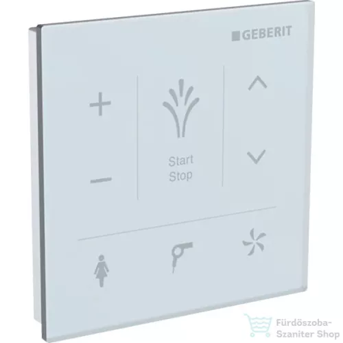 Geberit fali kezelőpanel Aquaclean wc-hez,Fehér üveg 147.038.SI.1