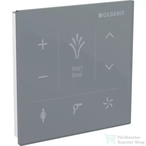 Geberit fali kezelőpanel Aquaclean wc-hez,fekete üveg 147.038.SJ.1