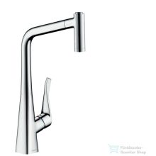   Hansgrohe HG Metris konyhai csaptelep kihúzható fejjel, króm 14820000