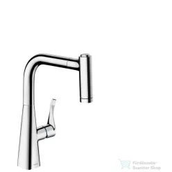   Hansgrohe HG Metris 220 konyhai csaptelep kihúzható zuhanyfejjel króm 14834000