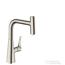   Hansgrohe HG Metris Select 240 konyhai csaptelep AZA rozsdamentes acél hatású 14857800